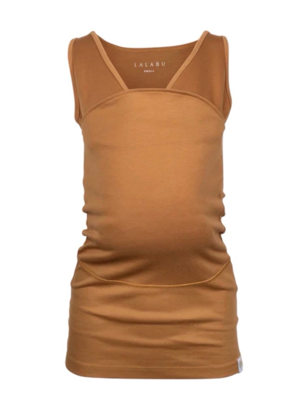 Lalabu Soothe 1.0 Tank Camel Babywearing Shirt Sleeveless Carrier Women's Large